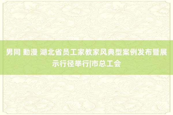 男同 動漫 湖北省员工家教家风典型案例发布暨展示行径举行|市总工会